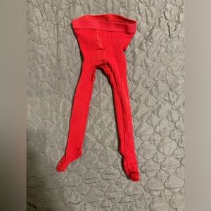 Hanna Andersson 70cm Red Tights